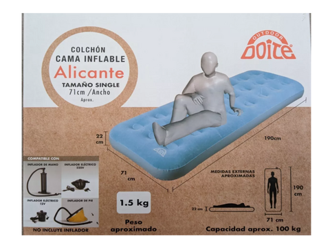 Colchón inflable ALICANTE SINGLE - Doite