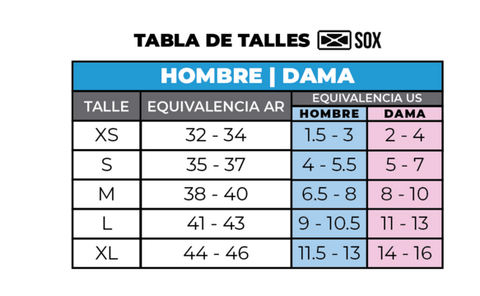 Medias térmicas TREKKING Abrigo (TE100) - Sox