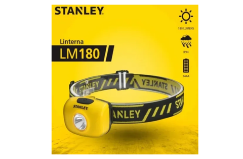 Linterna FRONTAL 180 LUMENS - Stanley