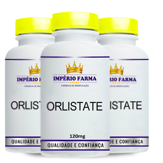 Kit 3 Potes Orlistate 120 mg 60 Cápsulas