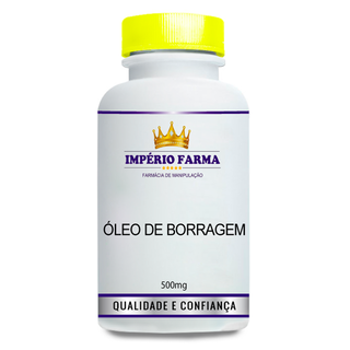 Óleo de Borragem 500mg 120 Cápsulas