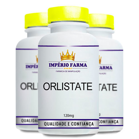 3 Potes Orlistat 120mg 60 cápsulas - comprar online