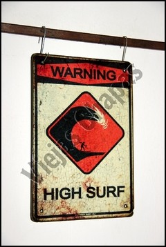 DR-083 WARNING HIGH SURF - comprar online