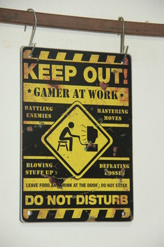 DR-137 Keep Out, Gamer at work