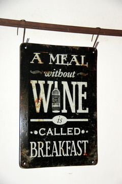 FR-137 A meal without wine is called breakfast