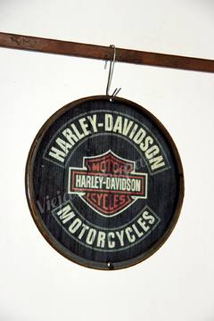 MO-004 Harley Davidson gris naranja