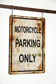 MR-121 Motorcycle parking only