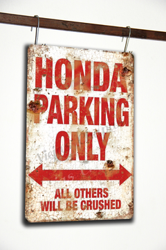 MR-124 Honda Parking Only