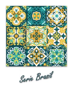 Azulejos autoadhesivos - Serie Brasil