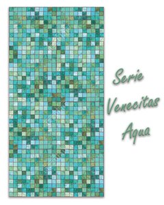 azulejos autoadhesivos - serie venecitas aqua