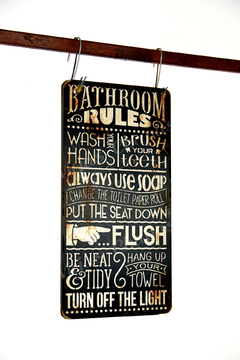 ZA-080 Bathroom rules