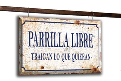 ZR-317 Parrilla libre Traigan lo que quieran