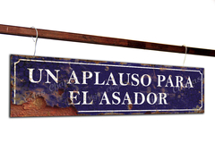 ZX-027 Un aplauso para el asador - azul