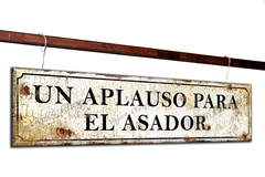 ZX-028 Un aplauso para el asador - blanco