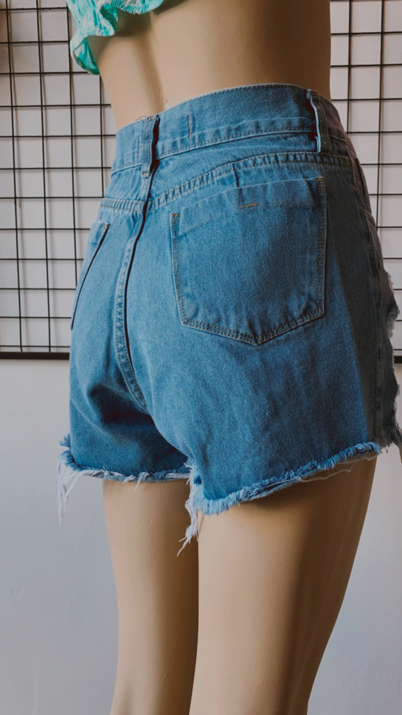Short mom jeans por mayor sales