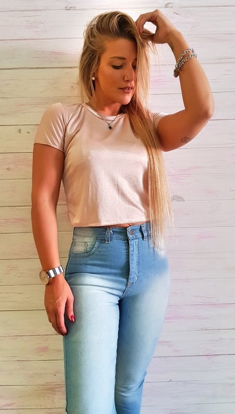 Remera Corta Brillosa Comprar en Ventas por mayor