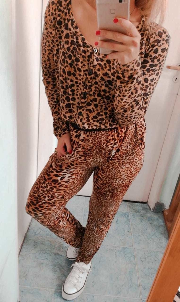 Conjunto Stay Home Lanilla Estampado Ventas por mayor