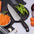 Cuchillo 3 Claveles Cocinero Evo 20 Cm Cod 1357 Color Negro