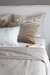 Imagen de Respaldo de Cama con Funda Desmontable Off White - Lino