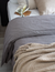 Piecera de Cama de Hilo Beige- Flecos - comprar online