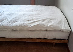 Pillow Protector natural con funda desmontable sustentable uso diario - FENIX manufactura de muebles