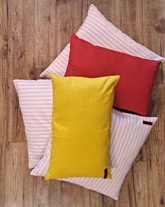 Promo Pack n,46 de almohadones decorativos sustentables con funda - FENIX manufactura de muebles