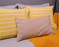 Promo Pack n,4 de almohadones decorativos sustentables con funda en internet