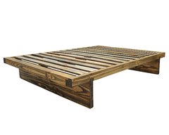 Cama Japonesa sin respaldo madera sustentable pallet reciclado