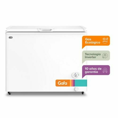 FREEZER HORIZONTAL BLANCO INVERTER 280 LTS GAFA FGHI300BL