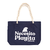 Totebag Necesito Playita azul
