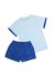 Conjunto de Pijama Dos Piezas Short Lunares y Remera Corta con Aplique en la Manga Kids