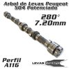 Leva Potenciada Peugeot 404 504 Perfil A116 7.20mm / 280° - comprar online