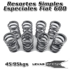Resortes Simples Especiales para Fiat 600 850 / Fire 1.3L 16v