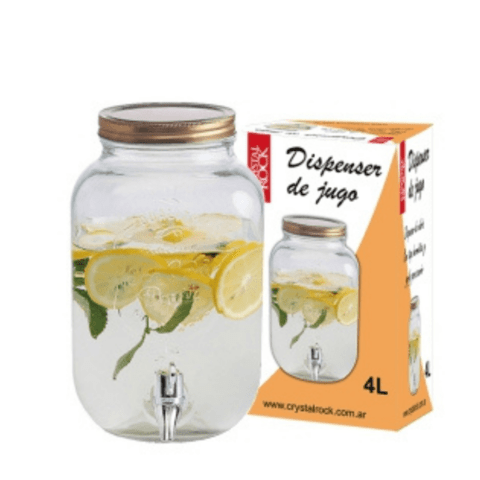 DISPENSER DE JUGO VIDRIO 4L