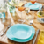 PLATO POSTRE CARINE LIGHT TURQUOISE LUMINARC en internet