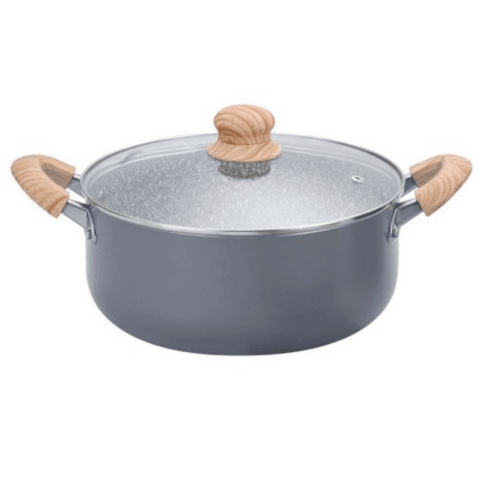 Set Ollas Bateria Cocina 5 Piezas Tramontina Sicilia Gris