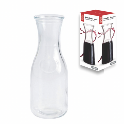 BOTELLA DE VIDRIO GDE 26 CM