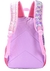 MOCHILA MATELASSE ROSA CON LLAVERO 18" PINK FANTASY - BASHOP