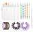 Kit Deco Uñas 27 Articulos -pinceles-dotting-cintas Deco (combo68)