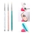 Set 3 Pinceles Liner Punta Fina Nail Art beuty