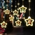 Cortina Guirnalda Estrella Led 3mts Cálida Navidad - tienda online