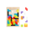 Tetris Rompecabeza Madera Tangram Didactico Juguete Niños MT08828