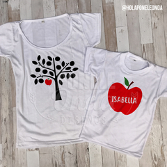 COMBO REMERAS Árbol + Manzana - comprar online