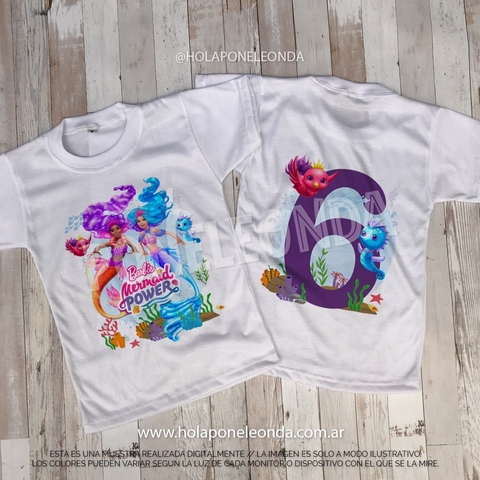 Barbie mermaid birthday shirt sale