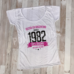 REMERA 40 a os Comprar en Ponele Onda Dise os