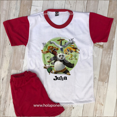 PIJAMA - Kung fu Panda (y amigos) - Ponele Onda Diseños