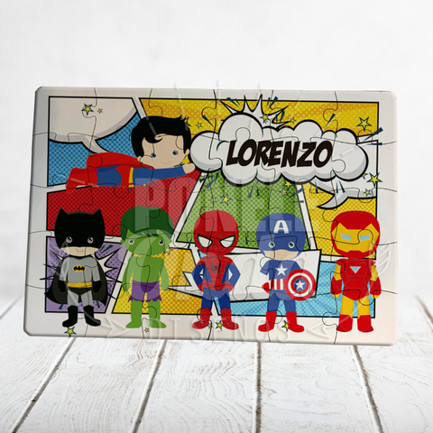 Rompecabezas superheroes outlet