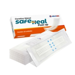 CURATIVO VISÍVEL SAFE HEAL POST-OP 10x30 (5x25) 40UN KELOGEL na internet