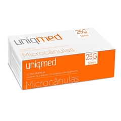 MICROCÂNULAS PARA PREENCHIMENTO FACIAL 25GX50MM UNIQMED 24UN