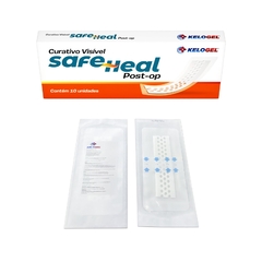 CURATIVO VISÍVEL SAFE HEAL POST-OP 10x20 (5x15) 1UN KELOGEL